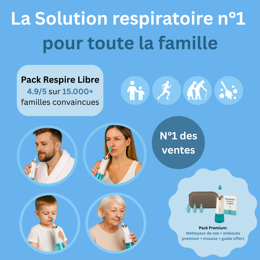 Senclear™ Respirez librement, débarrassé des impuretés nasales
