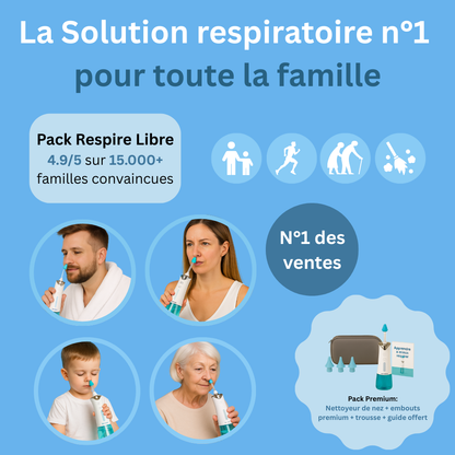 Senclear™ Respirez librement, débarrassé des impuretés nasales