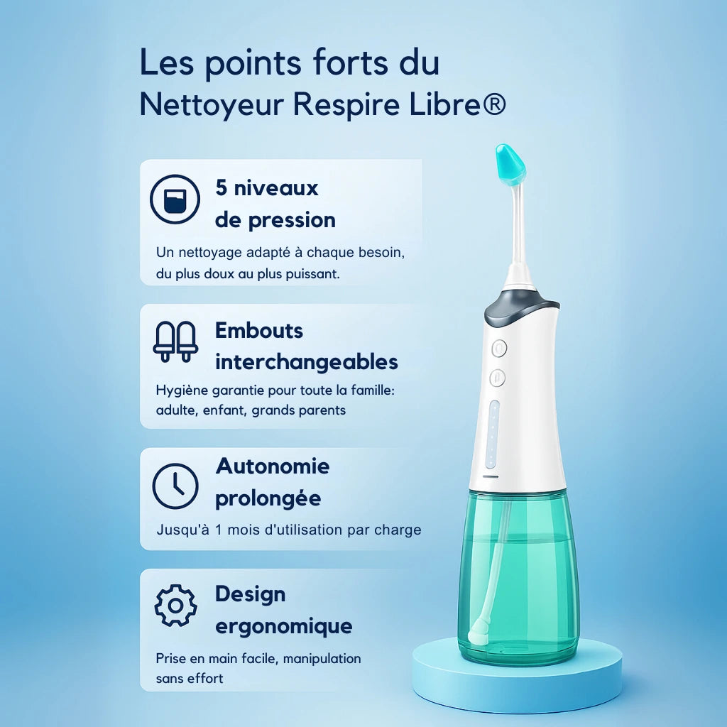 Senclear™ Respirez librement, débarrassé des impuretés nasales